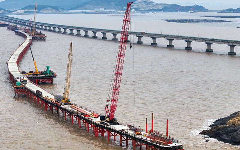 Железнодорожная ветка в порт Тоумэнь