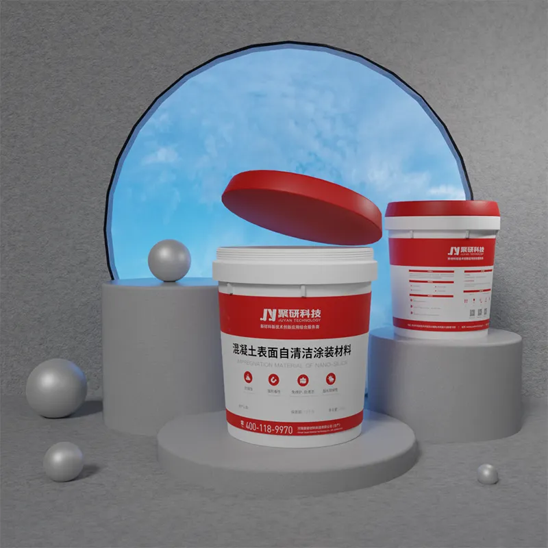 Самоочищающееся покрытие для бетонных поверхностей