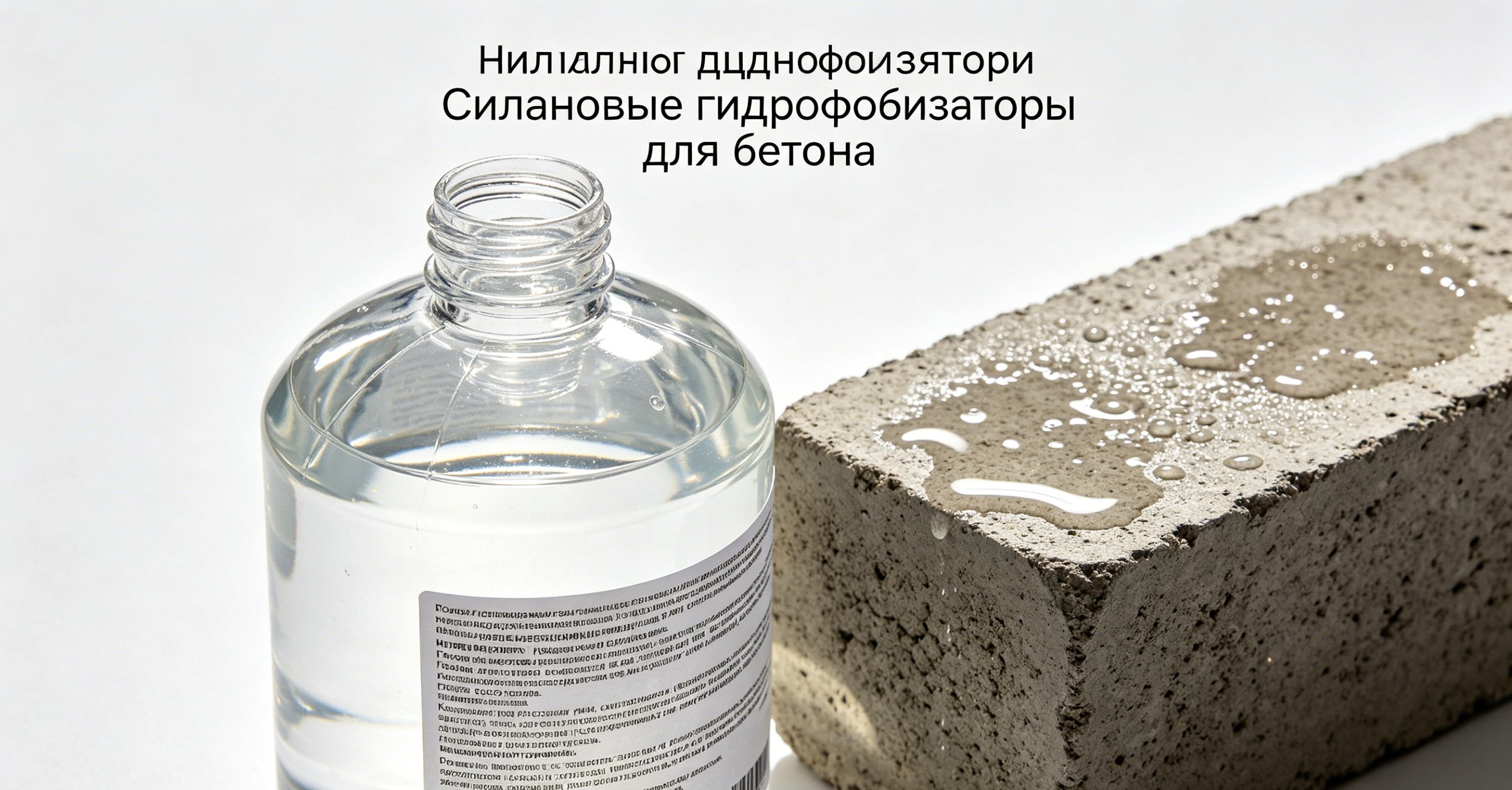 Какие виды силановых гидрофобизаторов для бетона
