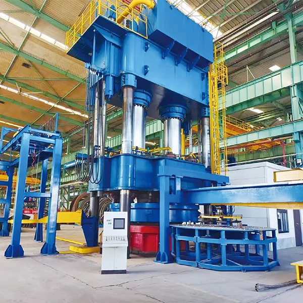 Специализированный гидравлический пресс YB28R для горячего формования днищ