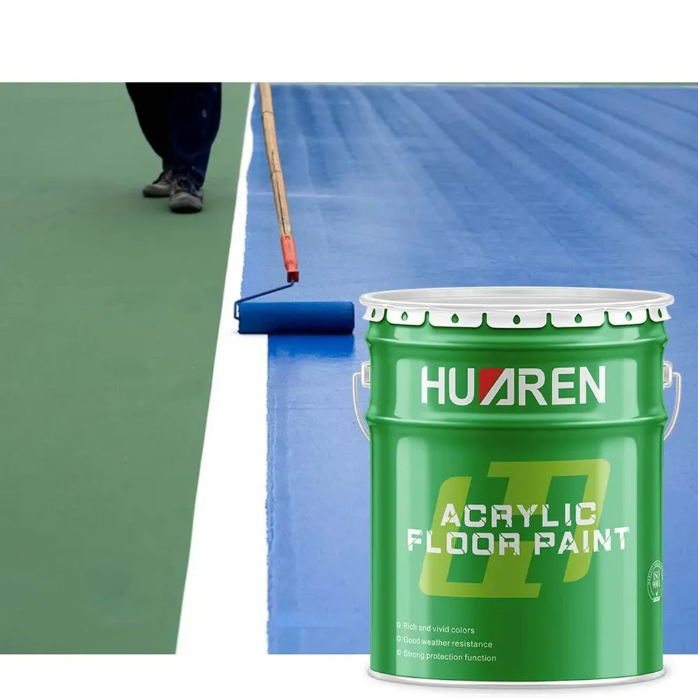 Хуажэнь Высоконаполненное Полуглянцевое Акриловое Латексное Покрытие для Бетона