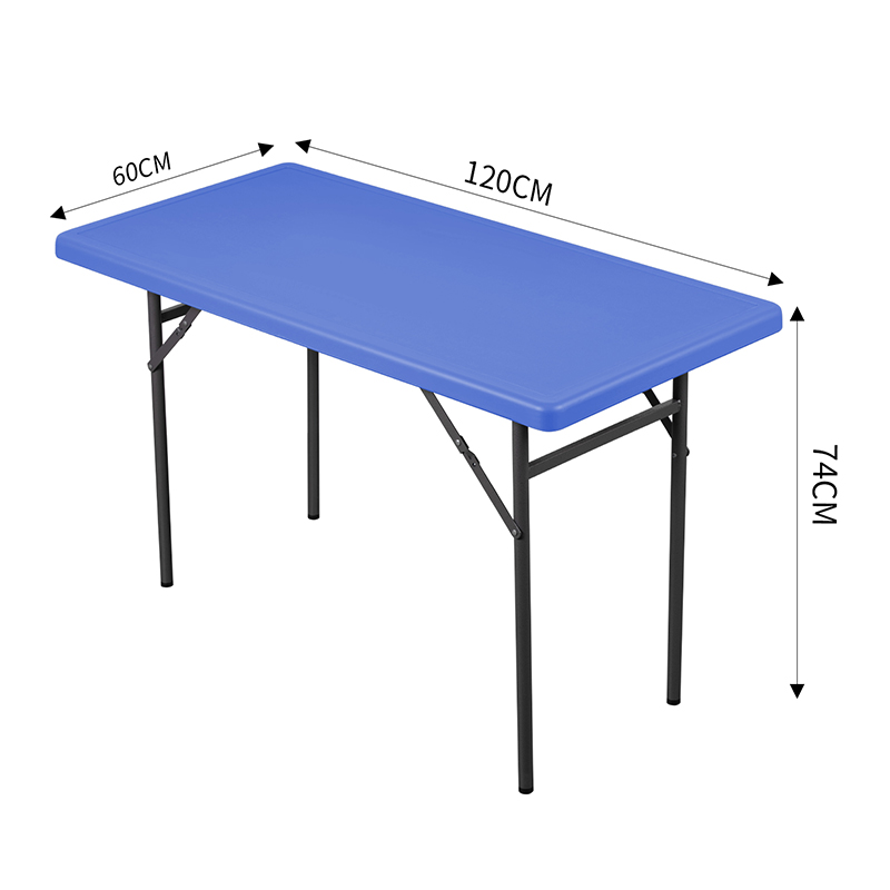 120×60 см прямой стол