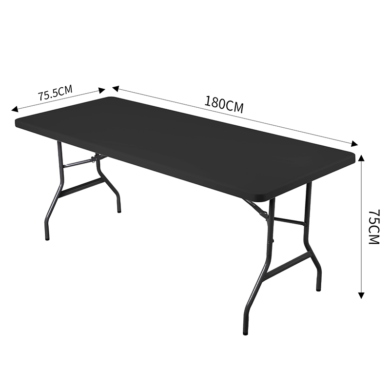 180×75,5 см прямой стол