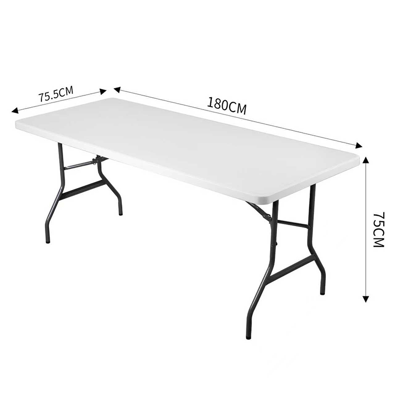 180×75,5 см прямой стол