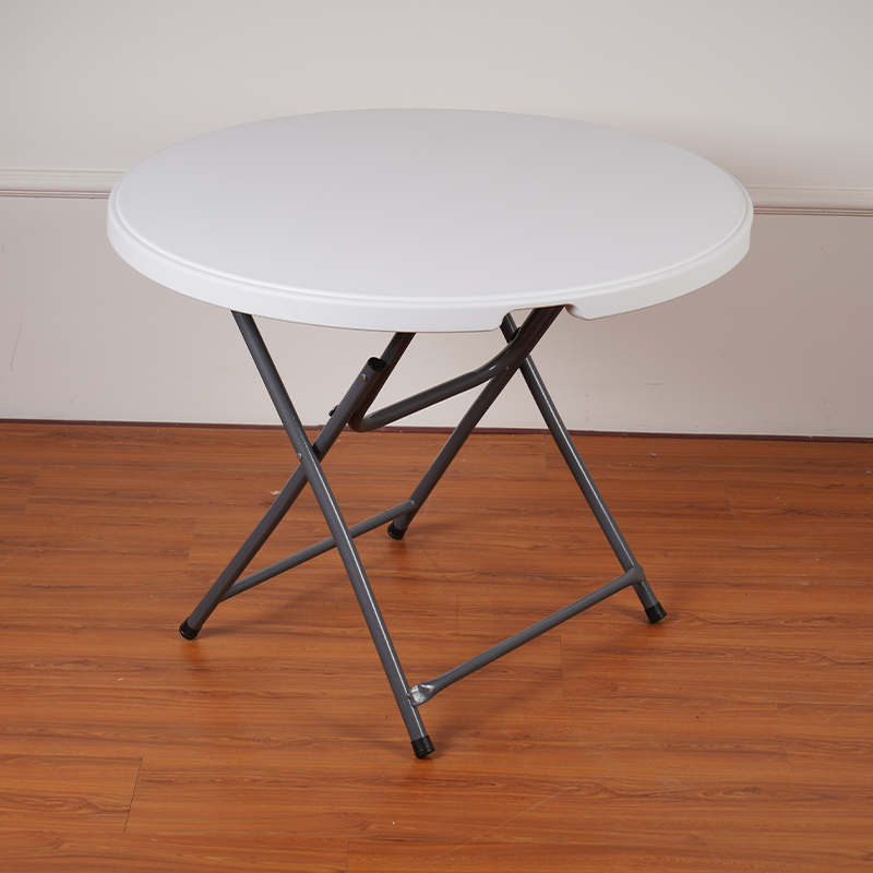 Складной прямоугольный стол для открытых пространств методом выдувного формования