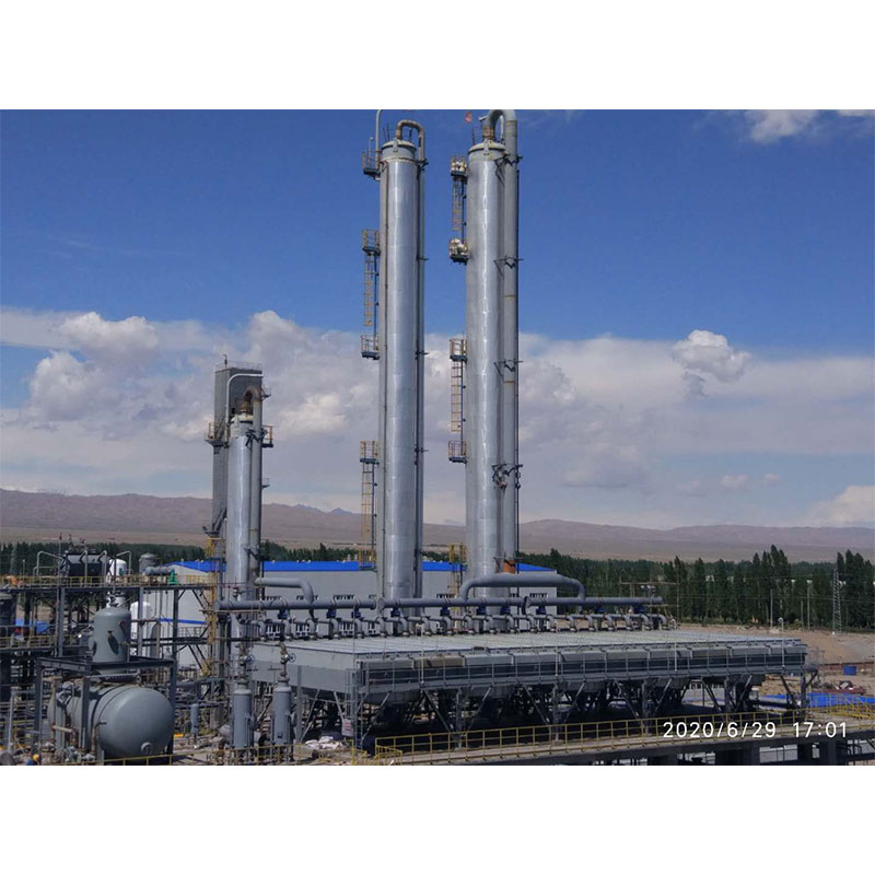 Сухой воздушный охладитель с принудительной тягой