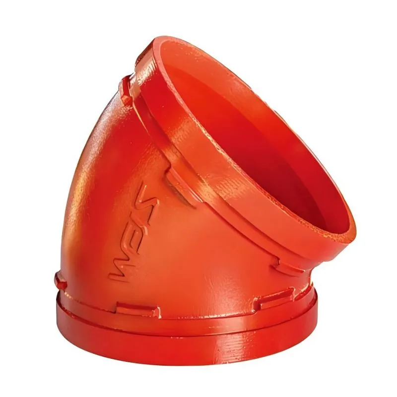 грувлочный отвод 45°