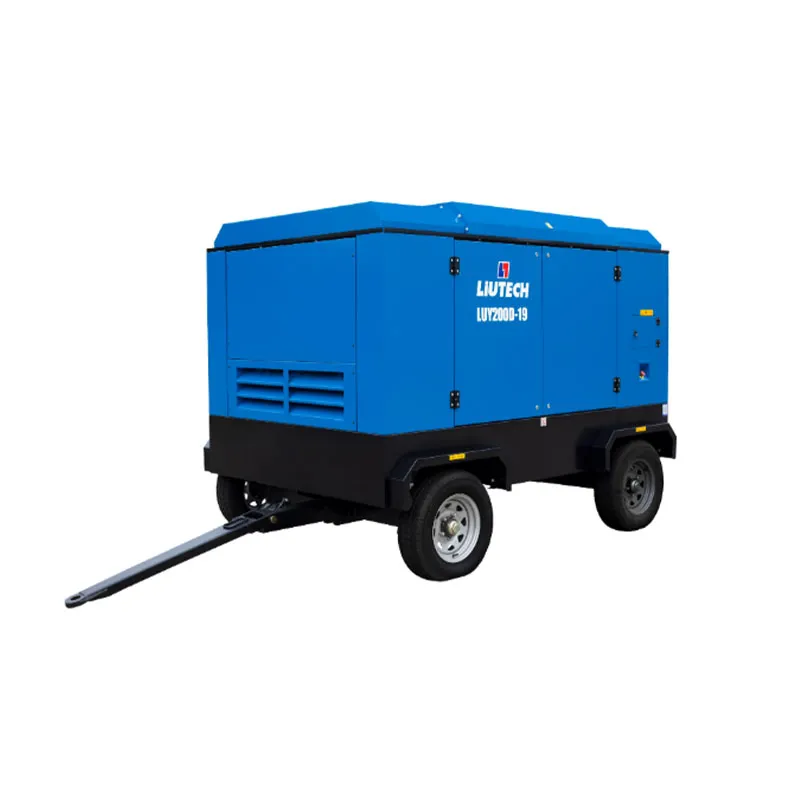 Передвижная компрессорная установка с электроприводом