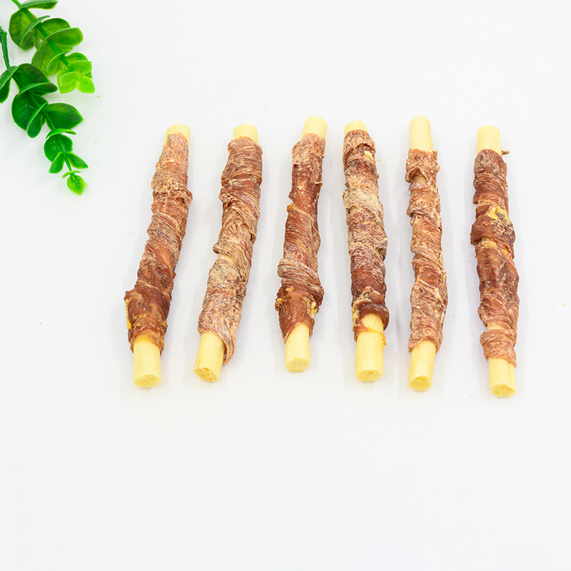 Говяжья палочка обернутая утиным мясом