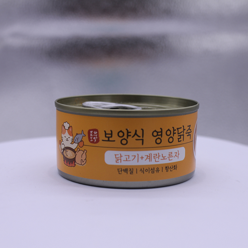 Кошачьи консервы 80 г курица с яичным желтком