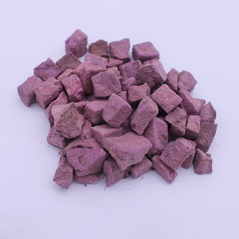 Лиофилизированные кусочки фиолетового батата