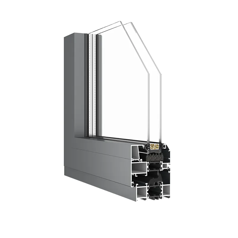 SJ70E Системные алюминиевые окна и двери с терморазрывом