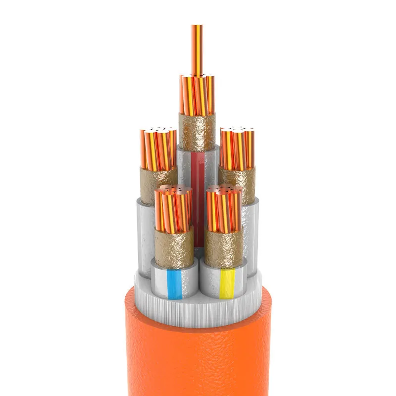 Гибкий огнестойкий кабель с минеральной изоляцией BBTRZ