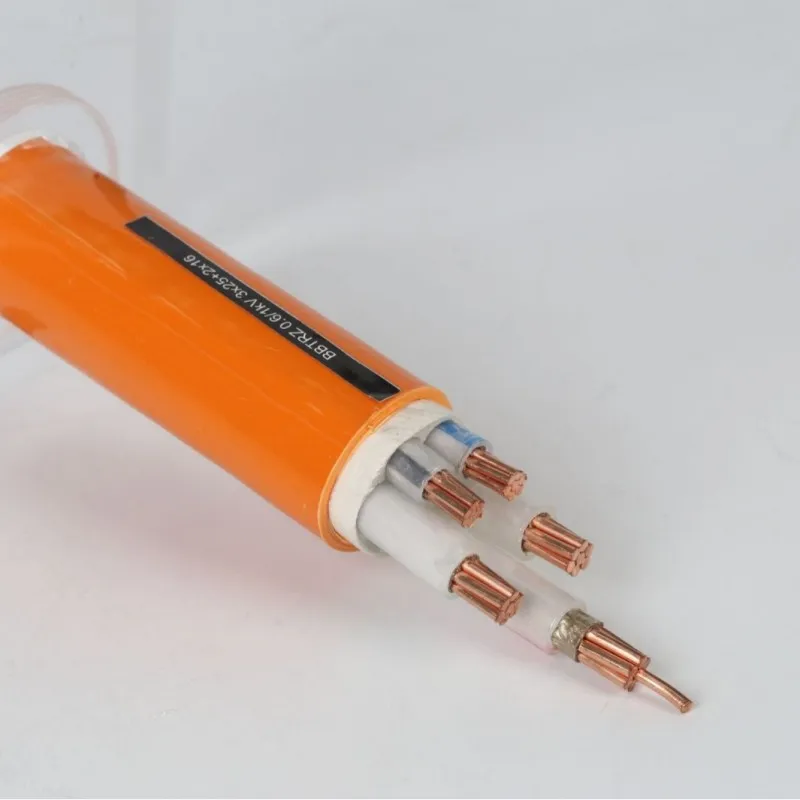 Гибкий огнестойкий кабель с минеральной изоляцией BBTRZ