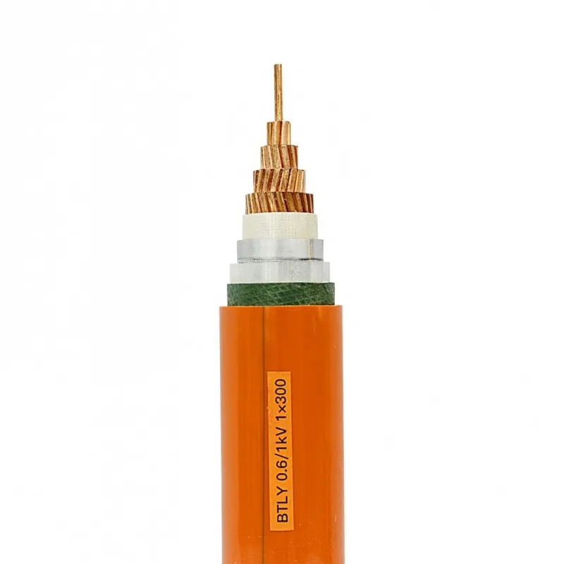 Гофрированный кабель с неорганической изоляцией в медной оболочке RTTYZ