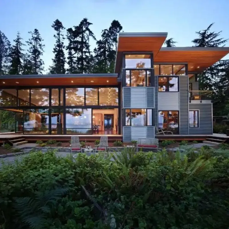 Стальная конструкция виллы