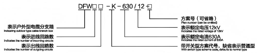 DFW-10630 Разветвительная коробка для высоковольтных кабелей (2)