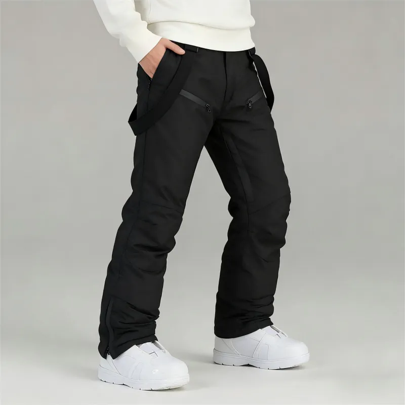 Водонепроницаемые лыжные брюки на лямках