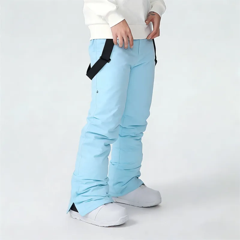 Парные лыжные брюки с лямками