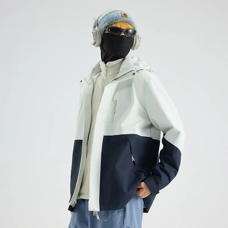 Мужские 3-в-1 стильные ветровки