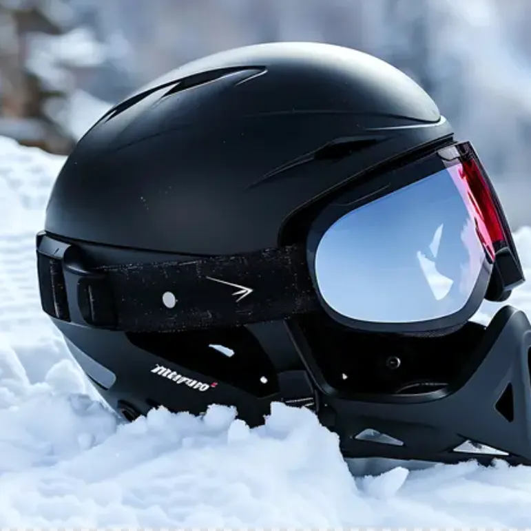 Познавательная статья о лыжных шлемах: полный шлем или полу-шлем?