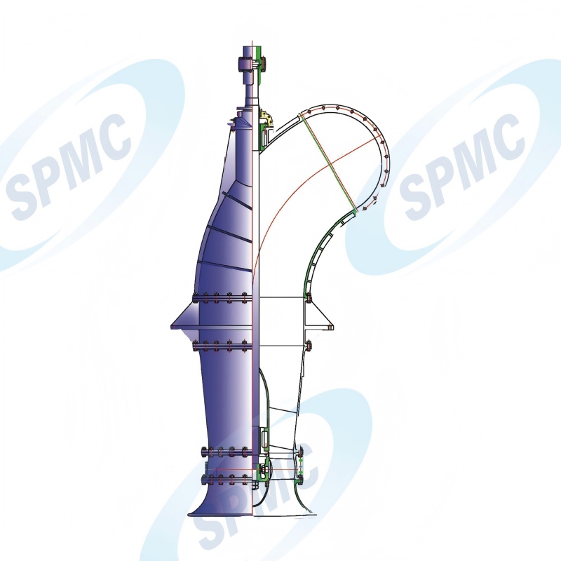 Вертикальный осевой насос типа ZL