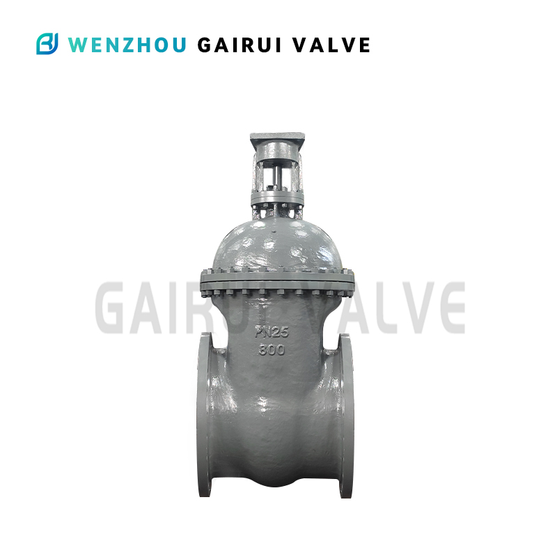 Задвижка клиновая стальная с невыдвижным шпинделем DN300-1400 PN25
