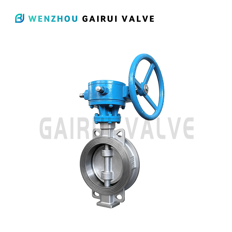 Затвор межфланцевый поворотный дисковый трехэксцентриковый PN10PN16PN25