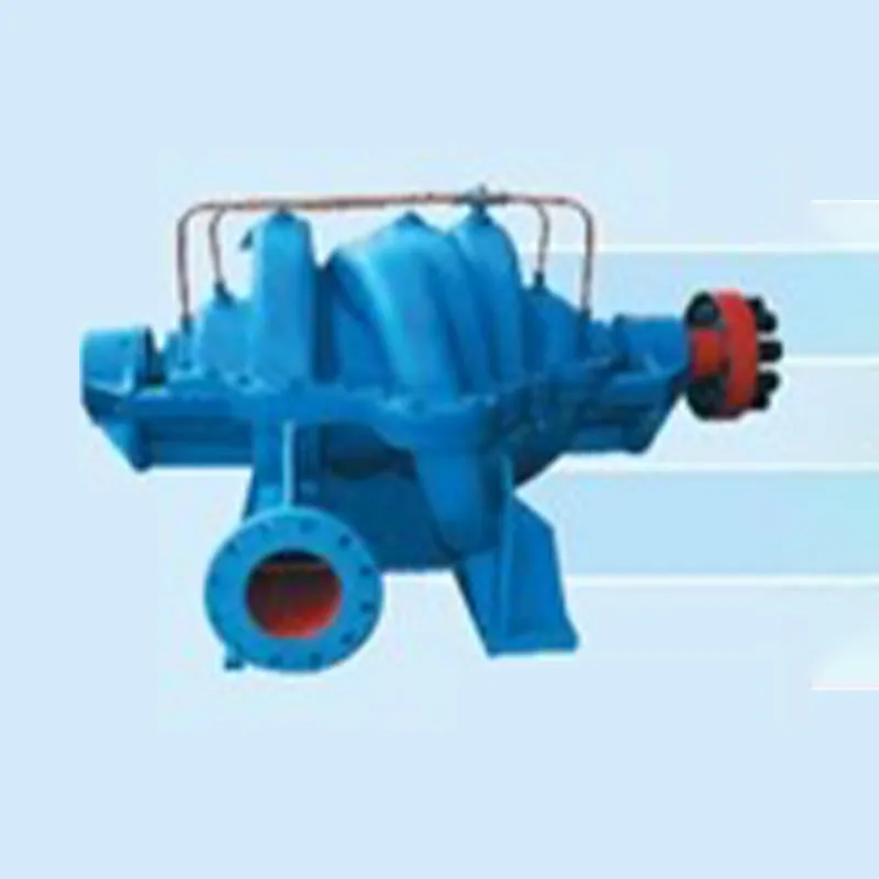 Двухступенчатый центробежный насос с двусторонним всасыванием и разъемом корпуса в горизонтальной плоскости серии XHOW