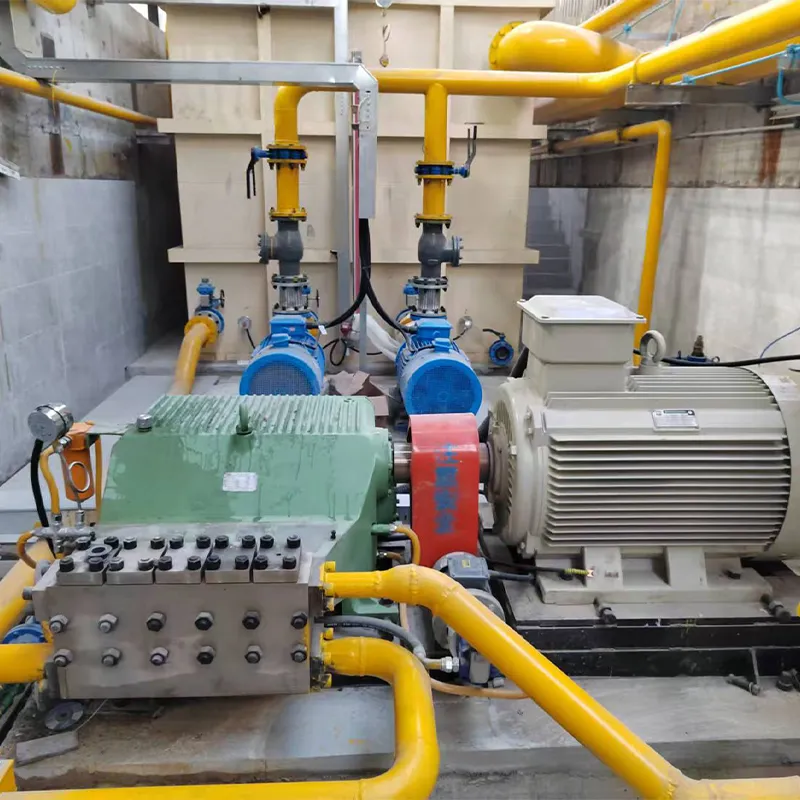 Система гидросбива окалины высокого давления