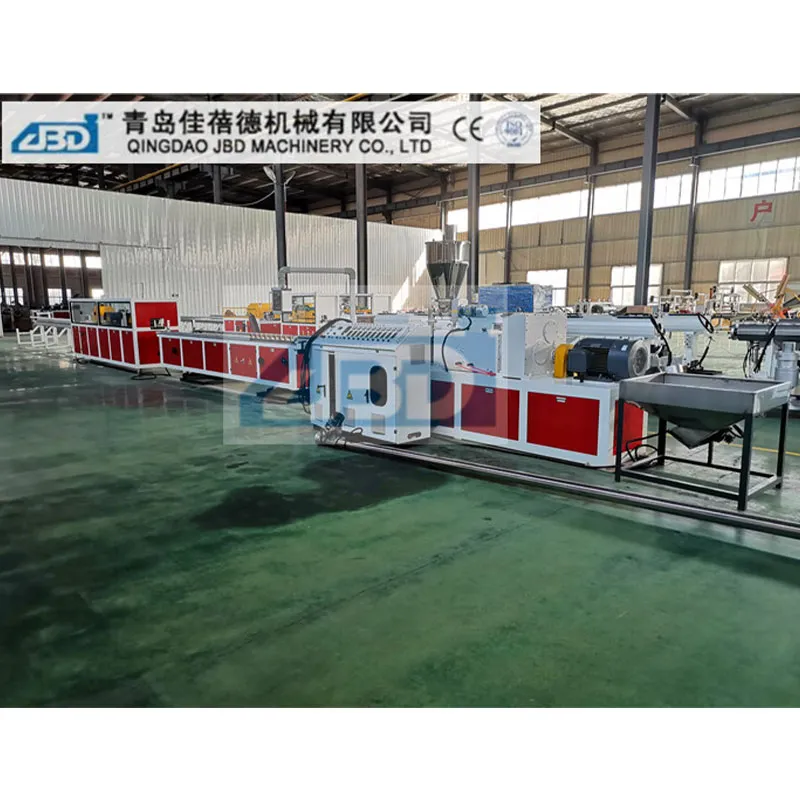 Производственная линия древесно-пластиковых профилей из ПЭ