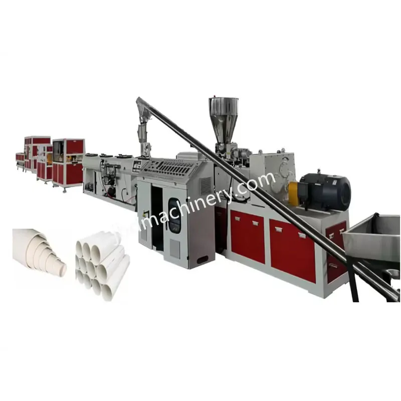 Производственная линия многоканальных, двухканальных, многотрубных труб из ПВХ/ПЭ