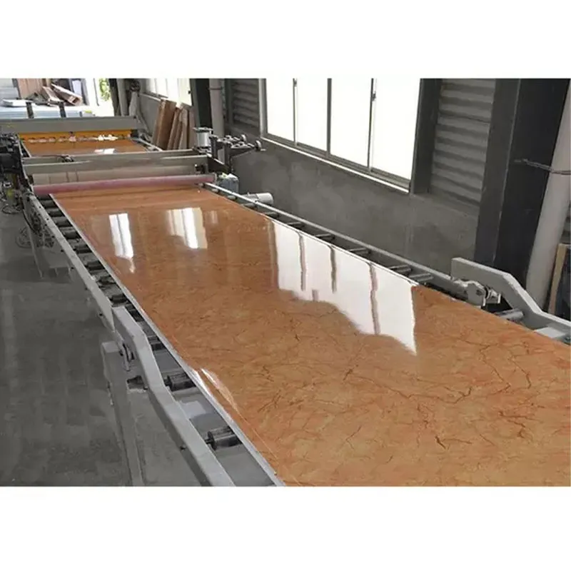 Производственная линия плит из ПВХ под мрамор