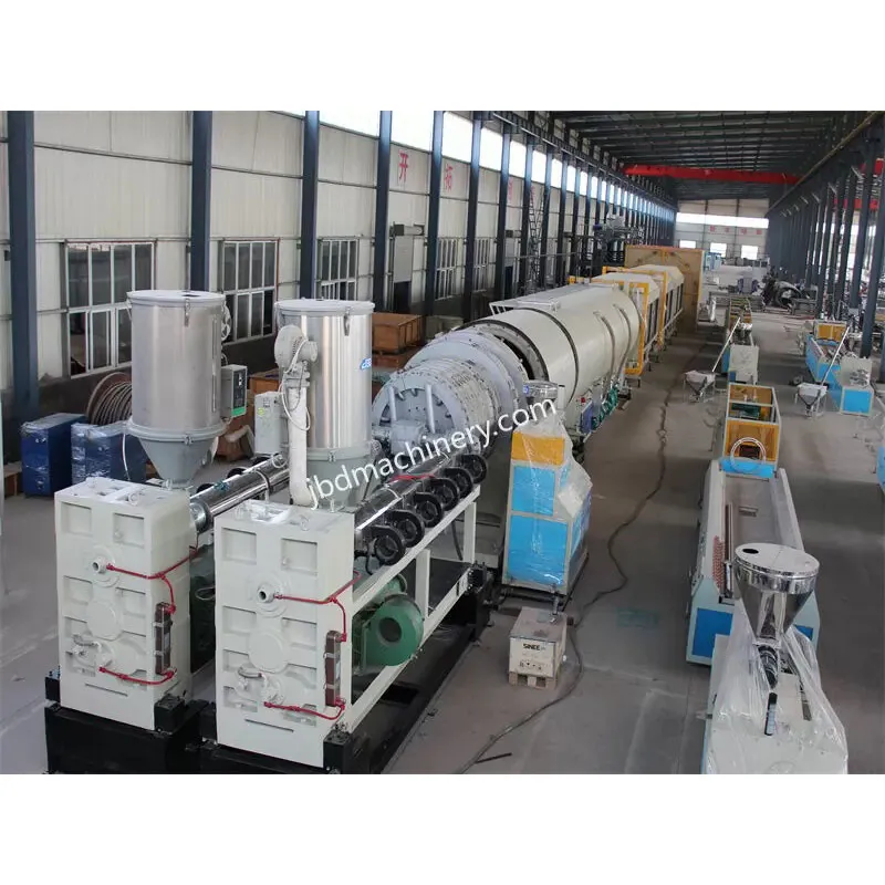 Производственная линия полиэтиленовых труб с силиконовым сердечником и многослойных труб