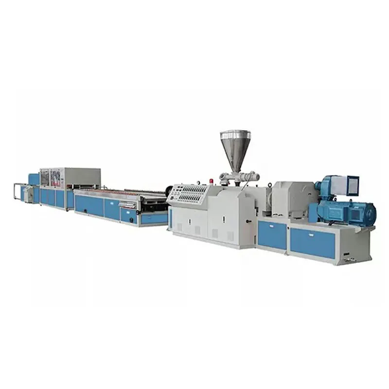 Производственная линия профилей для окон и дверей из ПВХ