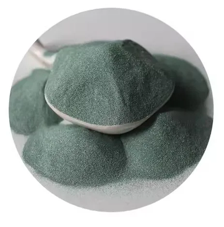 Зеленый карбид кремния от ООО Хэнань Юймо Новые Материал: Высокая чистота и режущая способность для абразивной обработки